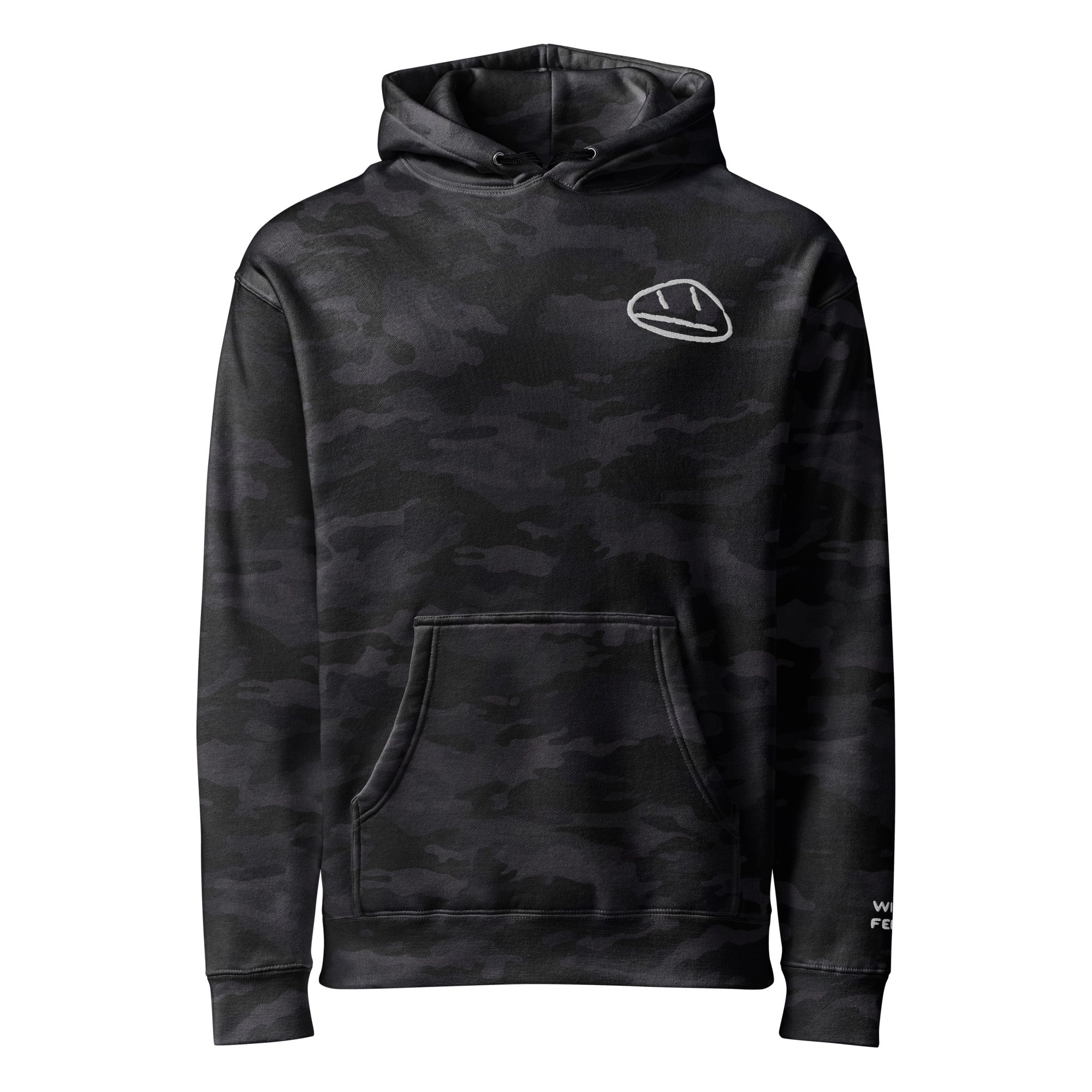 unisex-heavyweight-hooded-sweatshirt-black-camo-front-6a11e4e01e9a4